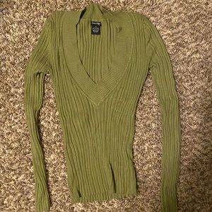 Maurices olive green sweater since medium